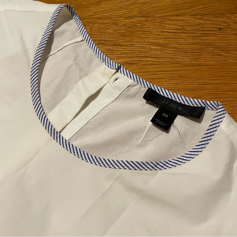 Jcrew Button Back Gingham Lined Bell Sleeve Top W… - image 3